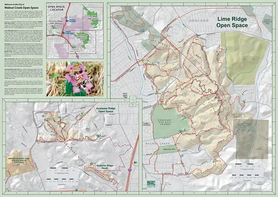 Lime Ridge Open Space Map Lime Ridge Open Space Map